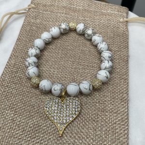 Marble Golden Heart - Image 3