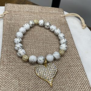 Marble Golden Heart - Image 2